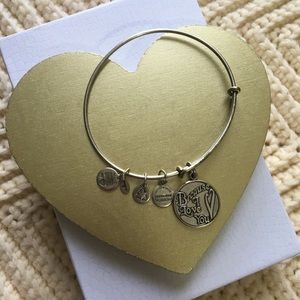 Alex and Ani Because I Love ❤️ You bracelet